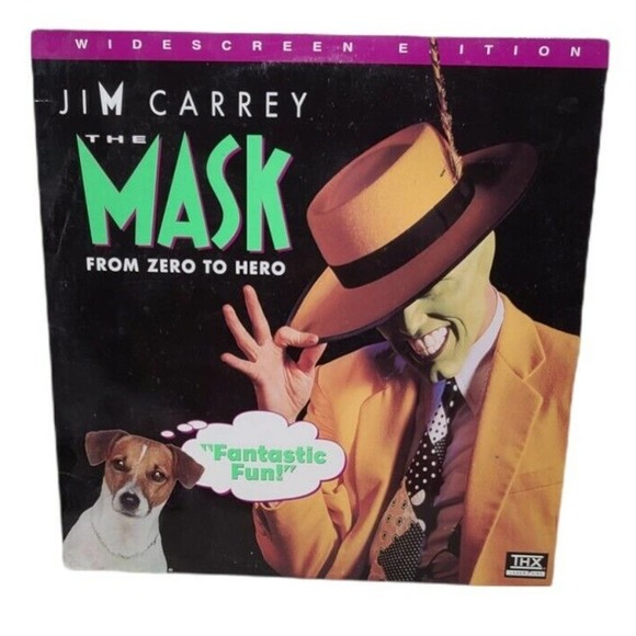 The Mask - Jim Carrey Widescreen Dolby Digital THX 1994 Release laserdisc LD - Picture 2 of 3